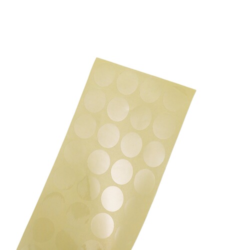 Transparent sealing sticker, transparent round sticker, strong adhesive matte printing logo sticker, hot stamping, transparent round label sealing