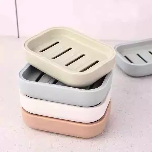 日式双层沥水肥皂盒创意浴室卫生间手工皂架洗脸塑料皂托香皂盒置