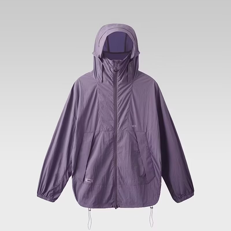 American Style Outdoor Sunscreen Clothing Men's Summer Trendy Brand Loose Ice Silk Quick-drying Sunscreen Clothing Casual All-match suit Clothing