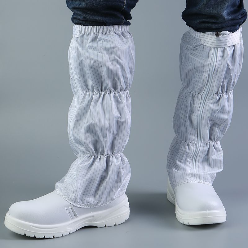 无尘鞋长筒防静电鞋加厚防砸防滑软底鞋子防臭超软高筒钢头鞋透气