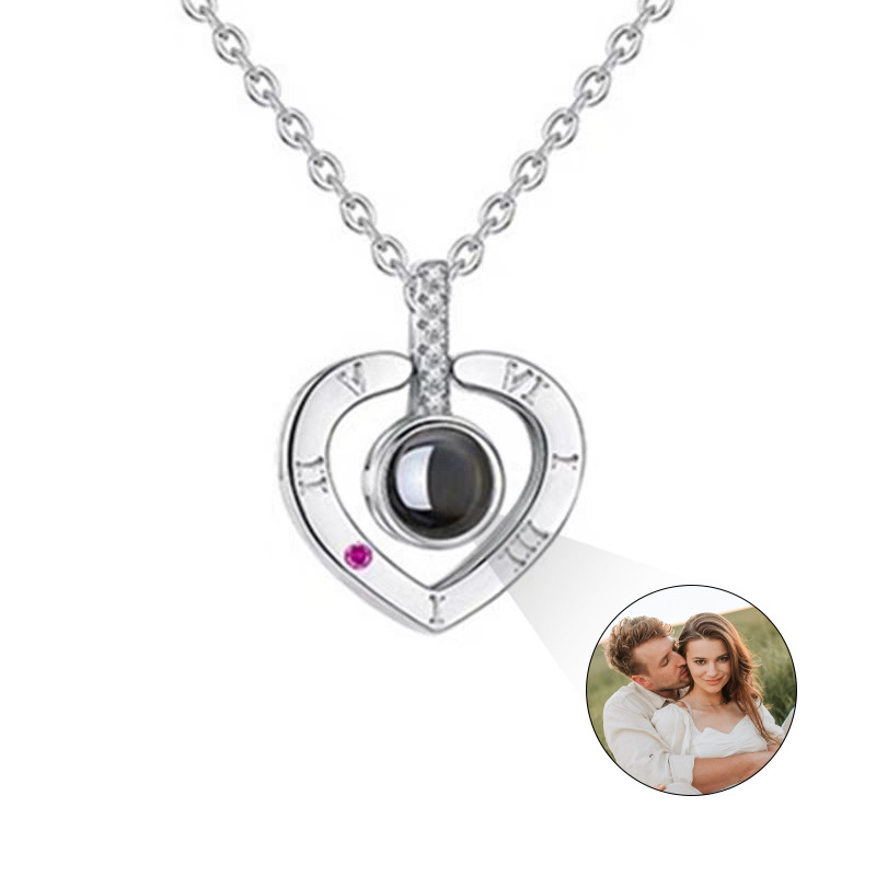 15g Weight Pendant Necklace Classification 1 Piece Quantity Basic Heart Shape Alloy Titanium Steel Plating Valentine's Day Women's Pendant Necklace