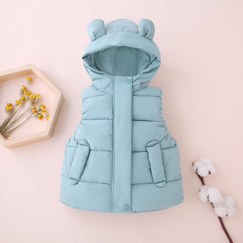 Chaleco con capucha para niños