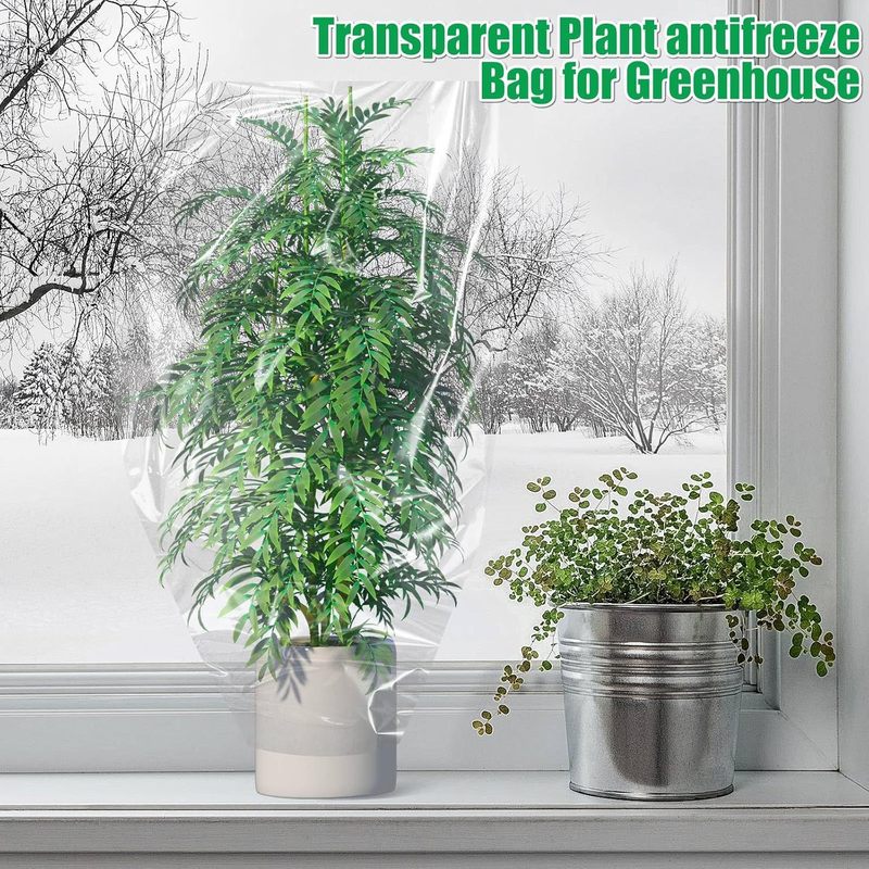 亚马逊热销冬季植物保暖PE加厚透明隔热保温膜果蔬防水防霜保护罩|undefined