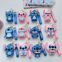 卡通史迪仔硅胶零钱包可爱硅胶卡包儿童硅胶耳机包收纳包礼品批发