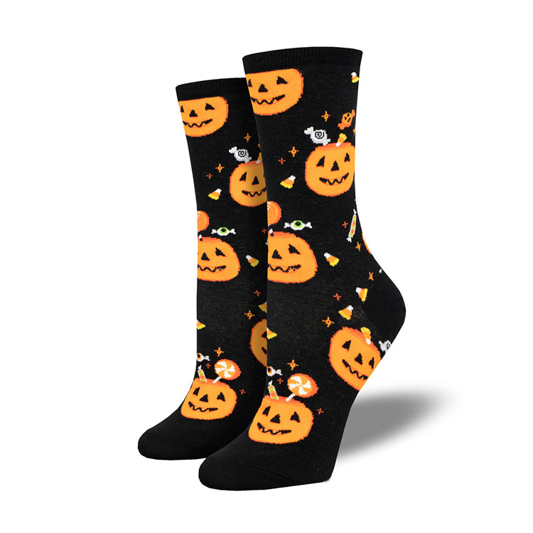Cartoon Style Style Halloween Cartoon Style Unisex Cartoon Cotton Crew Socks A Pair