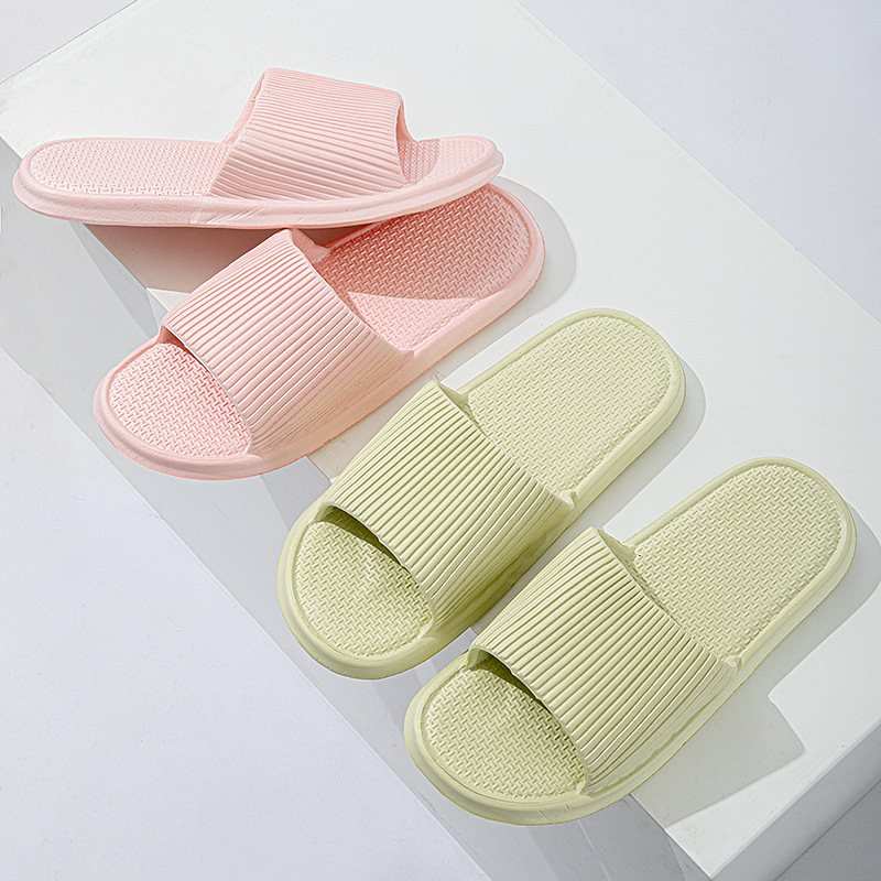Summer Bathroom Eva Slippers for Women, Thin-Soled Indoor Quick-Dry Slippers for Home Use, Hotel and Home Use, Men's Wholesale Slippers