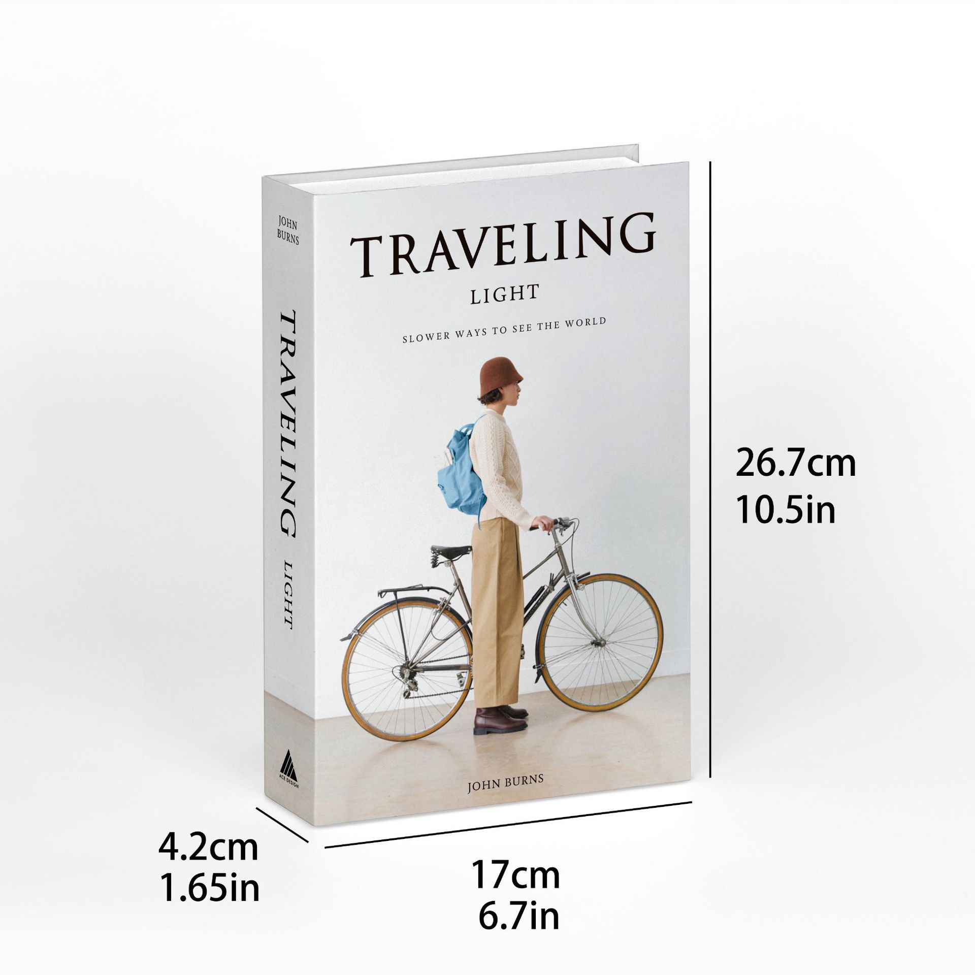 Moderno libro de simulación minimalista estilo cremoso en libros falsos de fotografía libros de props de paquete blando modelo de decoración de la habitación