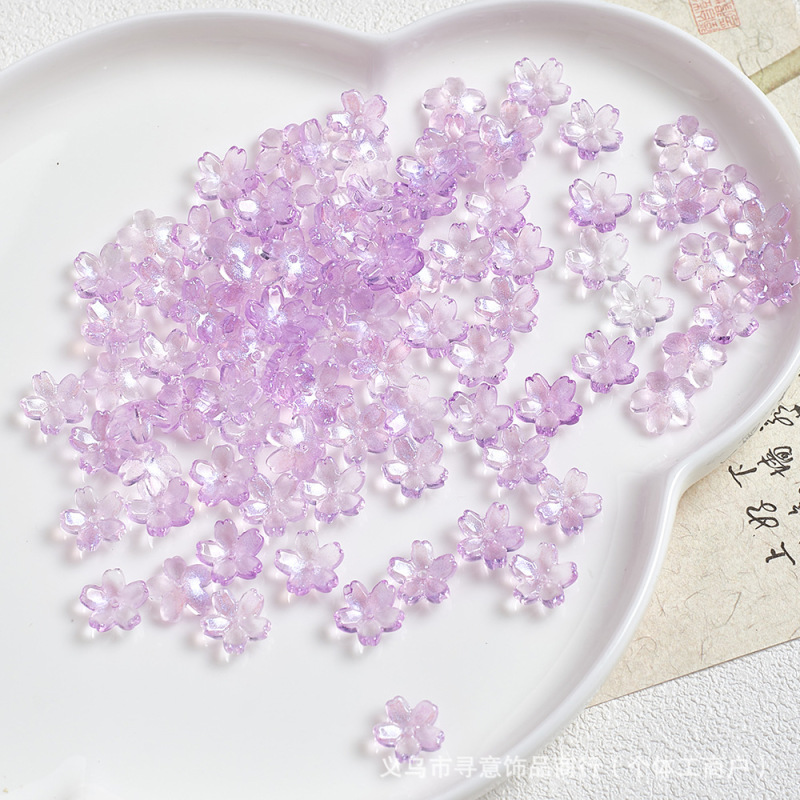 ブレスレット人気の釉薬花 10 ミリメートル 5 花びら桜手作り古代スタイルのヘアピン韓服 diy ジュエリーアクセサリー|undefined