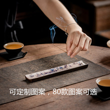 专属香插 来图国潮香座 珐琅线香炉陶瓷香道 盘香炉 景泰蓝