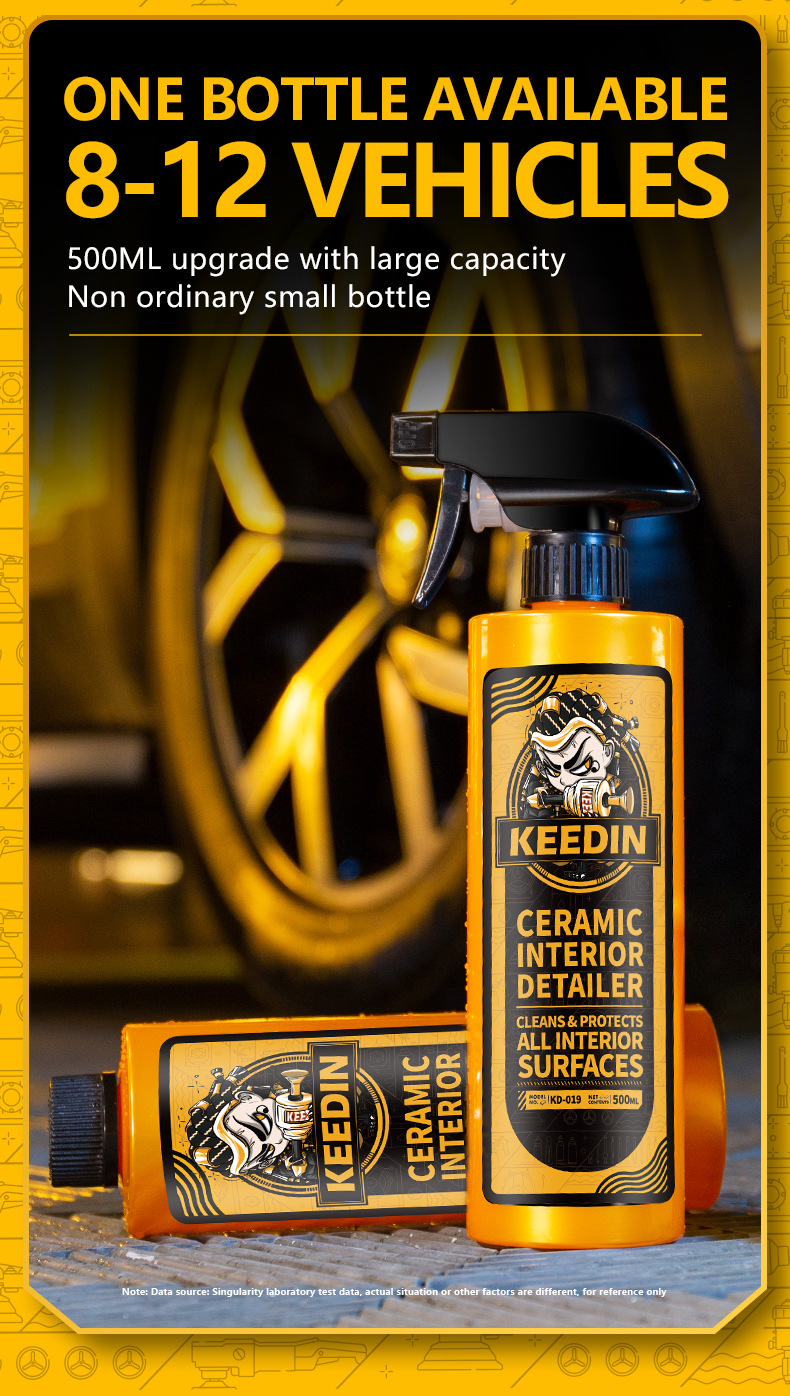 KEEDIN Qidian cross-border special interior coating agent maintenance agent car maintenance instrument panel leather cleaning agent