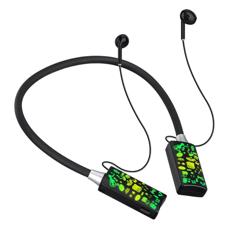 Auricular Bluetooth inalámbrico en la oreja deportes inalámbrico Bluetooth cuello auriculares Batería grande resistencia Huaqiang Norte al por mayor