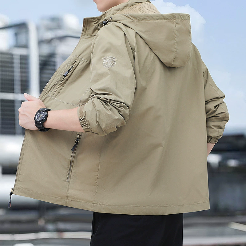 Куртка-штурмовая куртка мужская весна и осень три анти-съемная шапка ветрозащитная водонепроницаемая походная ветровка повседневная куртка