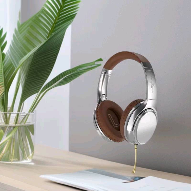 Kabelloses Bluetooth-Kopfhörer VJ901 Retro-Stil Maillard-Design On-Ear tragbar Karte einsetzbar klappbar Noise Cancellation Kopfhörer Fabrik - 5