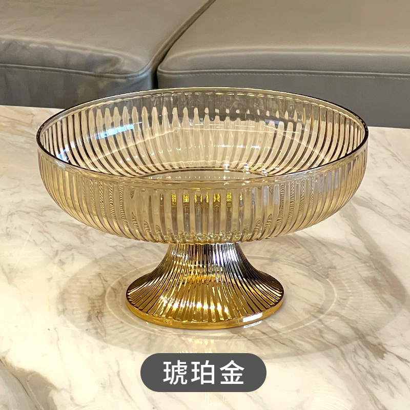 Año Nuevo plato de fruta hogar sala de estar mesa de café 2023 nueva luz de lujo snack dulces frutos secos caja de almacenamiento