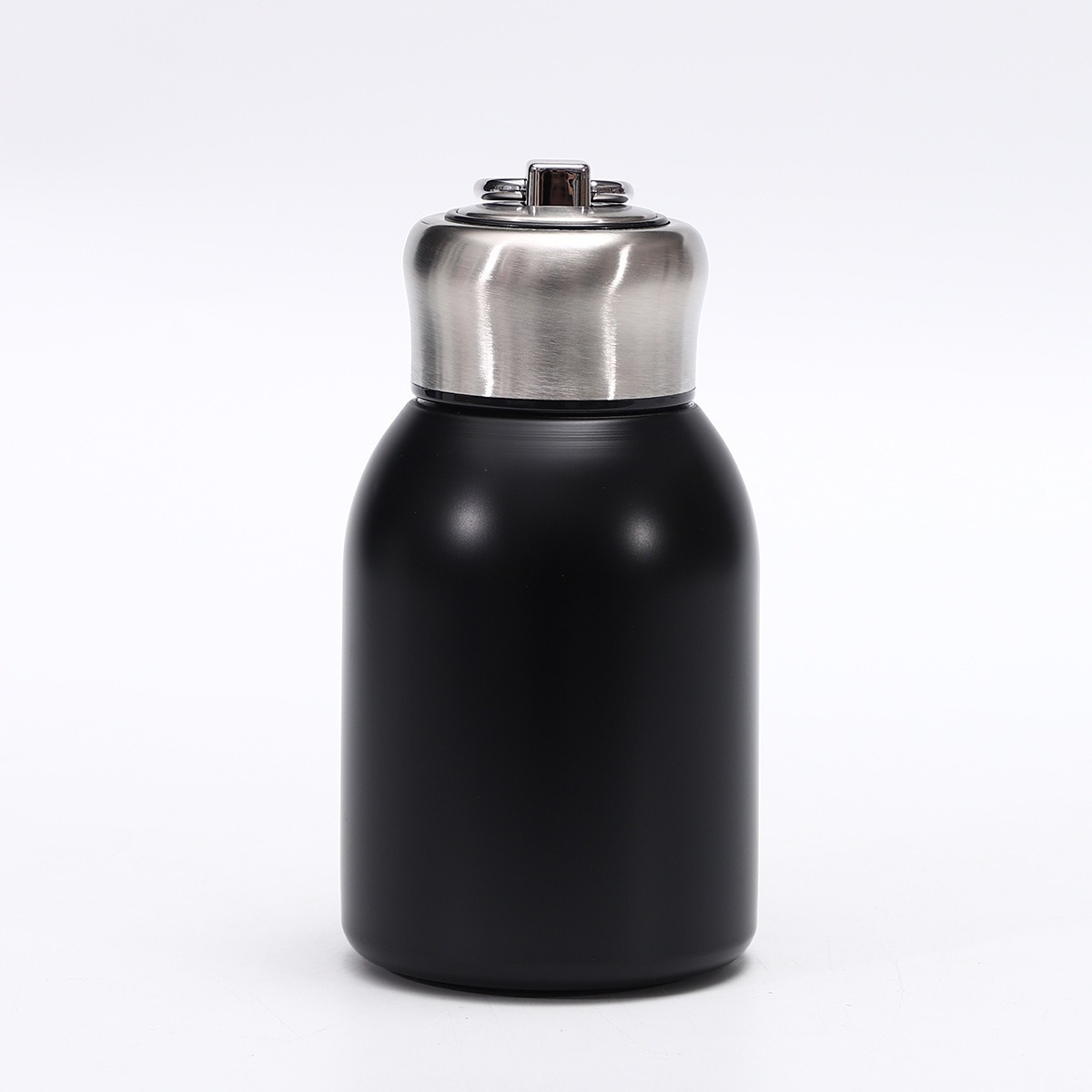 Cross-border mini lindo pequeño gordo Ding304 taza de aislamiento de acero inoxidable de doble capa vacío portátil anillo de bolsillo taza