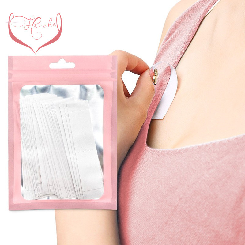 Anti-Slip Adhesive Strips for Neckline, Shirt, Strapless Top, Transparent Non-Slip Invisible Underwear, Seamless for Women