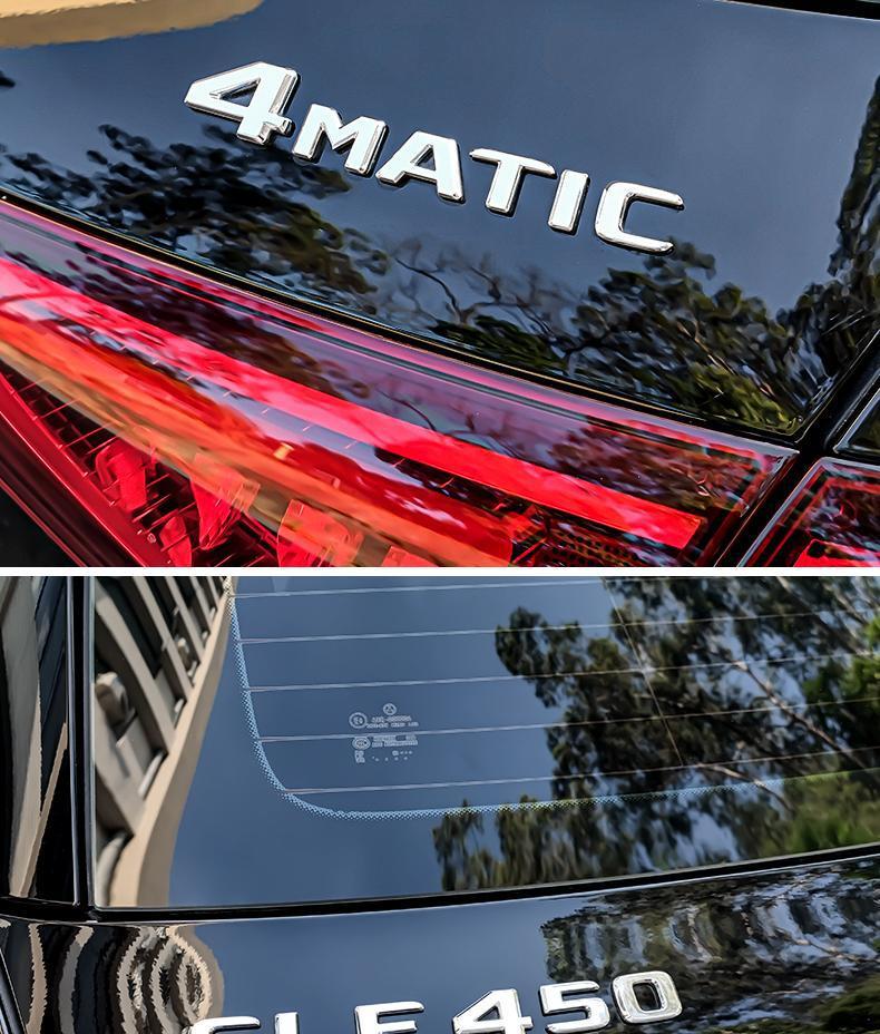 Mercedes-Benz GLE53 GLE350 GLE400 GLE450 modified tail emblem, car logo, letter stickers, and car decals