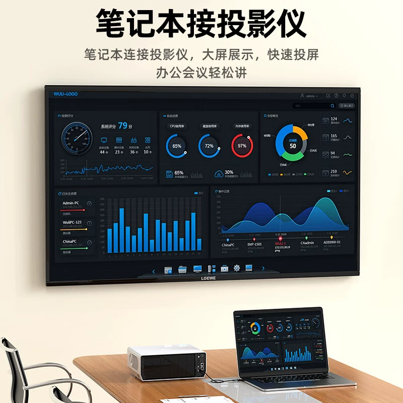毕亚兹 DP к HDMI ротатор 4K HD общий интерфейс DisplayPort конвертер