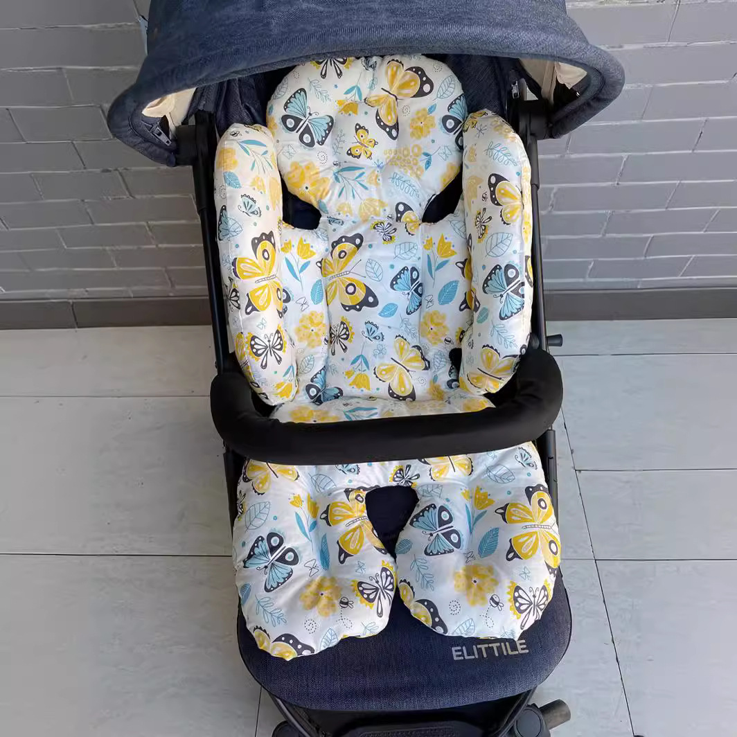 Baby stroller cushion autumn and winter cushion four seasons universal cushion Walker thickened cotton cushion dining chair pure cotton cushion