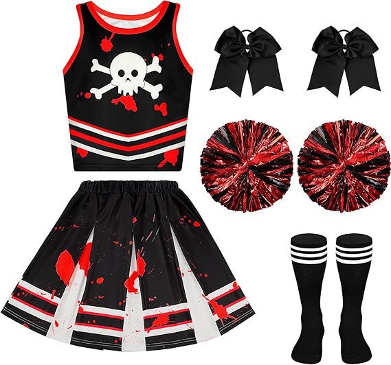 クロスボーダー新しいハロウィーンパーティー衣装海賊パフォーマンス服子供デジタル印刷チアリーディングパフォーマンス服|undefined