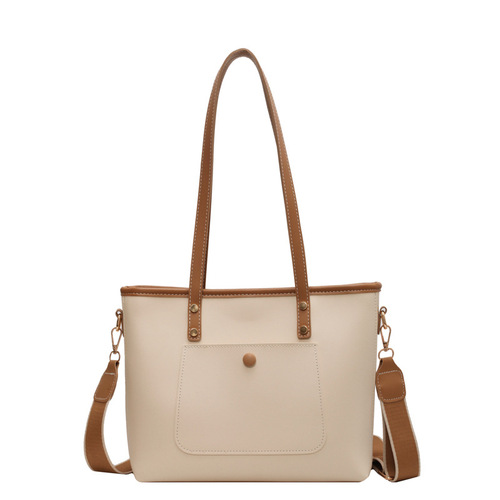 Women's Large Capacity Bag  New Style Versatile Simple Crossbody Bag with a Sense of Elegance, University Students Commute Tote Bag