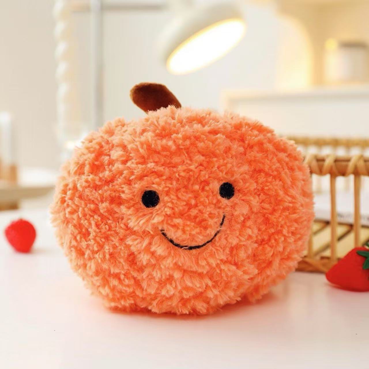 Frutas transfronterizas muñecas de peluche lindas muñecas de regalo para niños arrojar muñecas de 8 pulgadas muñecas juguetes de peluche al por mayor