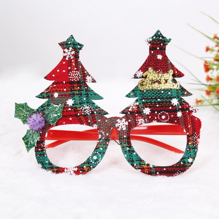 Ensemble de lunettes de décoration de Noël pour adultes et enfants, cadeau créatif pour fête, bandeau, boucle, anneau, chapeau_voghion.com