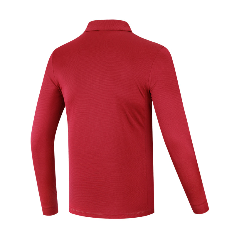 Áo thun dài tay golf nam PGM vải chức năng nhanh khô thoáng khí — YF445 màu xanh hải quân, YF445 Đen Xanh Navy, YF445 màu xanh nhạt, YF445 màu xám chi tiết 10