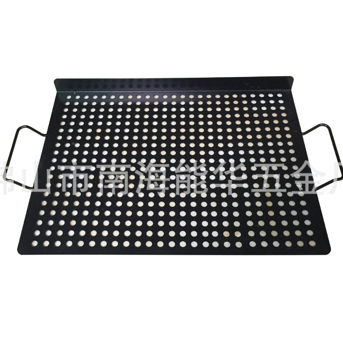 Fábrica se especializa en la producción de hogar portátil cuadrado barbacoa Parrilla de hierro fundido bandeja para hornear bandeja de barbacoa de carbón bandeja de barbacoa