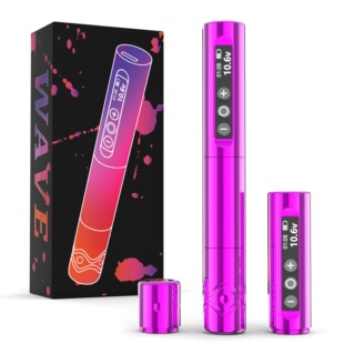 Wireless Tattoo Pen Double Battery Fine Pen Tattoo Pen Hollow Cup Cross-Border