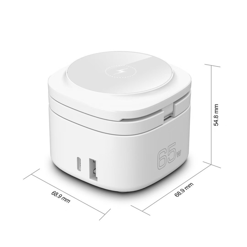 65W 窒化ガリウム ファイブインワン充電器磁気ワイヤレス magsafe 携帯電話/ヘッドフォン/時計/コンピュータを同時に充電|undefined