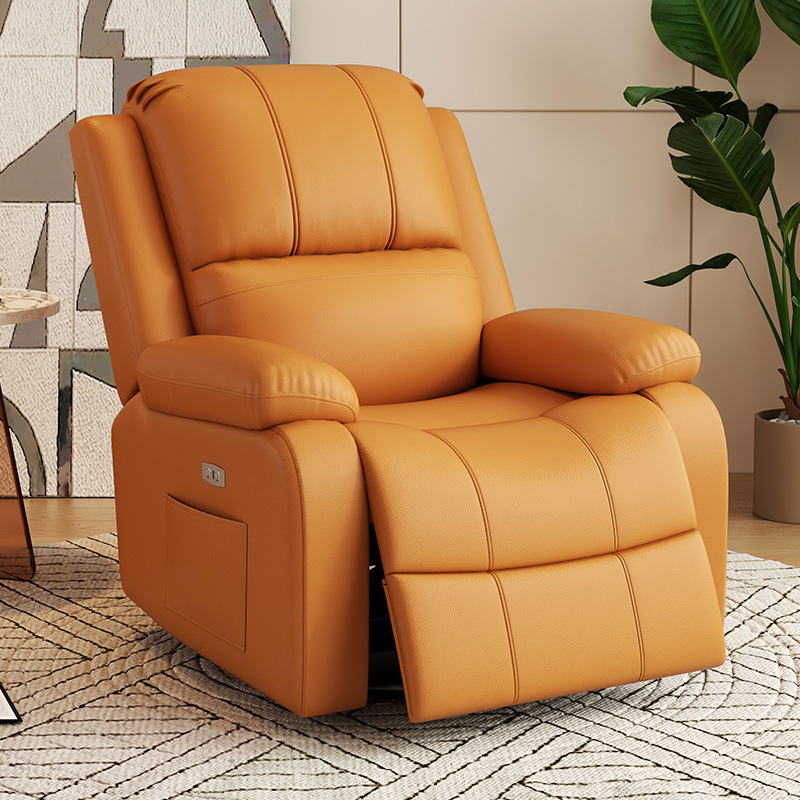 Sofá espacial de primera clase sala de estar doméstica manicuría belleza multifuncional se puede acostar masaje eléctrico mecedor perezoso