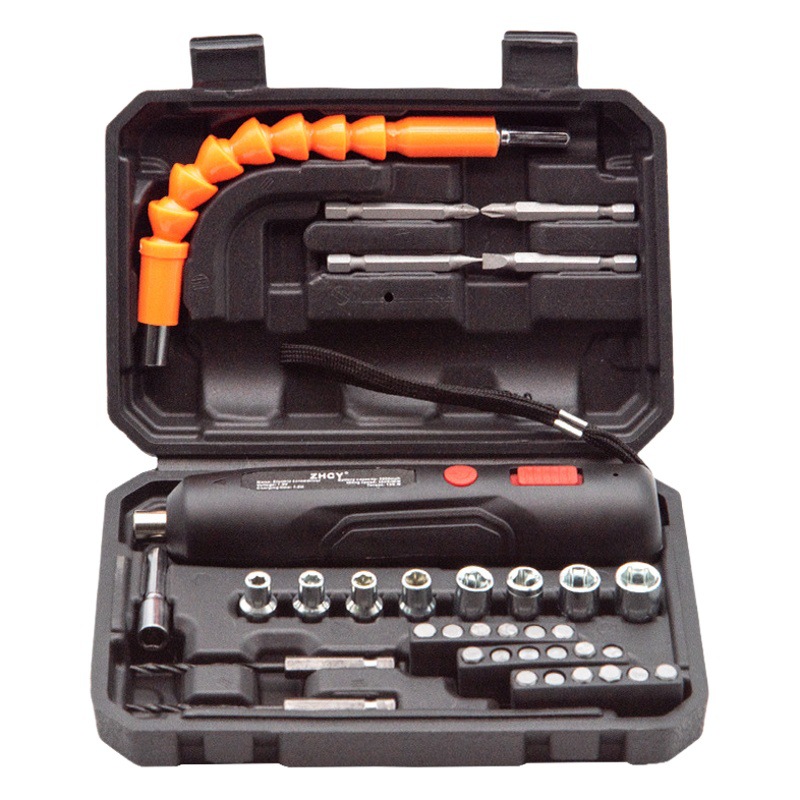 Taladro eléctrico tipo bolígrafo de mano, taladro de pistola pequeño para el hogar, herramienta de iones de litio, juego de destornilladores eléctricos recargables multifunción