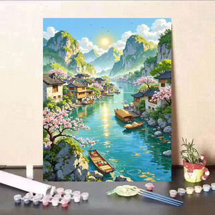 �¿���ʽɽˮ�����ͮ�diy�ֹ���ɫ�����≺���ֵ�b��ͶY