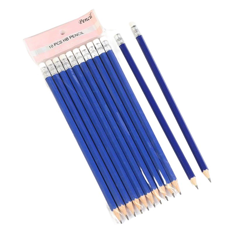 Мультфильм Ластик Желтый стержень Карандаш HB Карандаш Деревянный карандаш Студенческое обучение Офисные принадлежности Круглый Шестигранный Карандаш