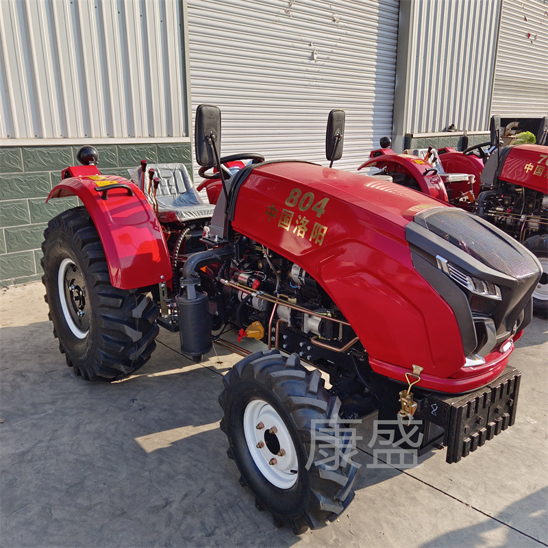 新款804四轮拖拉机 大棚王耕地 四驱旋耕机704洛阳拖拉机