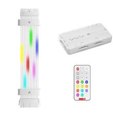 4Pin主板流星霓虹线 台式电脑ARGB发光线 流星光效供电延长霓虹线