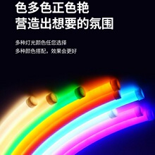 4IQO批发柔性圆形半圆霓虹软灯管270度硅胶室内LED灯带线形灯灯槽