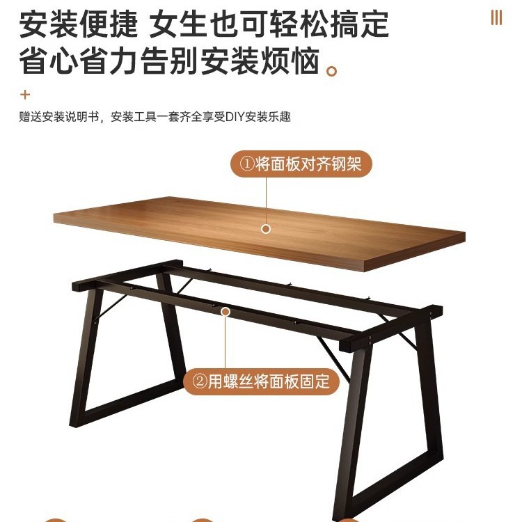 Escritorio escritorio de la computadora escritorio del hogar escritorio e-sports dormitorio rectangular simple banco de trabajo Escritorio de escritura