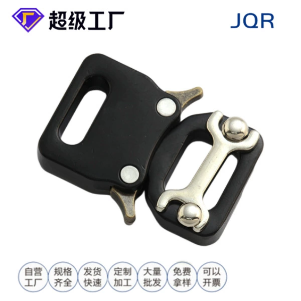 Металлическая пряжка, материал для обуви, сумка, аксессуары, тактический рюкзак, утолщенный зажим, многофункциональная модная брендовая регулируемая пряжка, декоративная пряжка