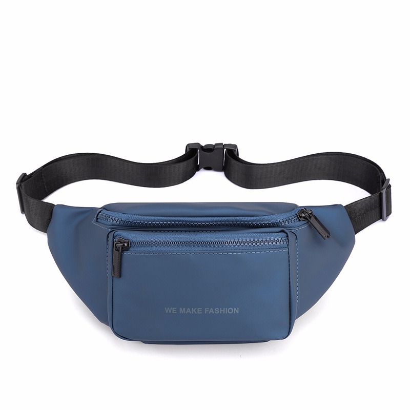 Bolso diagonal deportivo de riñonera portátil Bolso de pecho impermeable de tela Oxford Bolso bandolera de alta calidad para hombre con teléfono móvil de gran capacidad