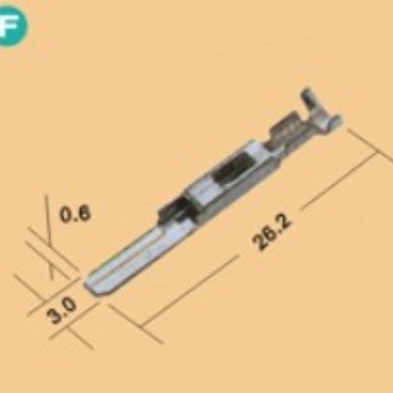 DJ613-3.0*0.6A 3.0接线插片