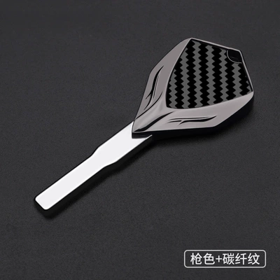KTM 125 Duke/RC125 – Motorcycle Key - gunmetal-color-carbon-fiber-pattern-ktm