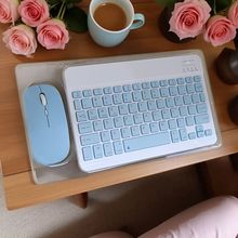 店铺热销键盘无线蓝牙键盘加鼠标笔记本手机充电适用平板电脑苹果