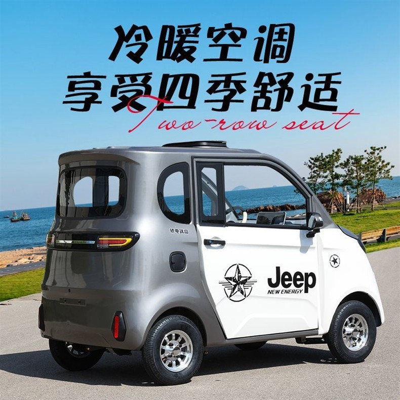 New Energy Enclosed Electric Four-Wheel Vehicle for Women