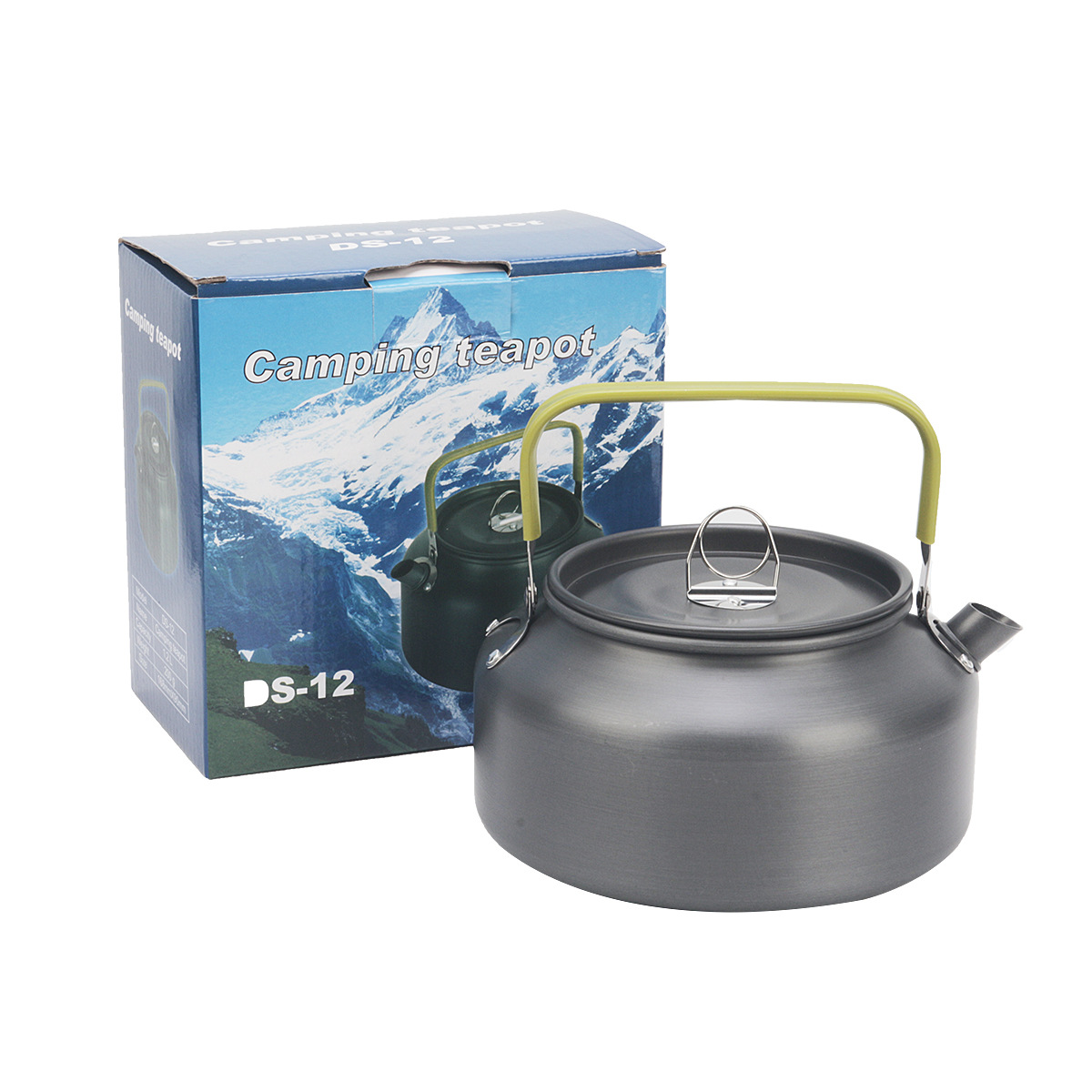 Suministro de tetera de té al aire libre 1.2L camping hervidor de agua picnic tetera de té portátil cafetera ultraligera al por mayor