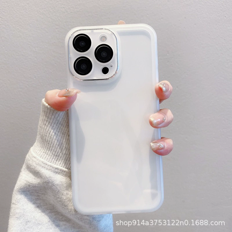 Чехол для телефона Apple iPhone 15, стеклянная защита камеры, тонкое матовое покрытие