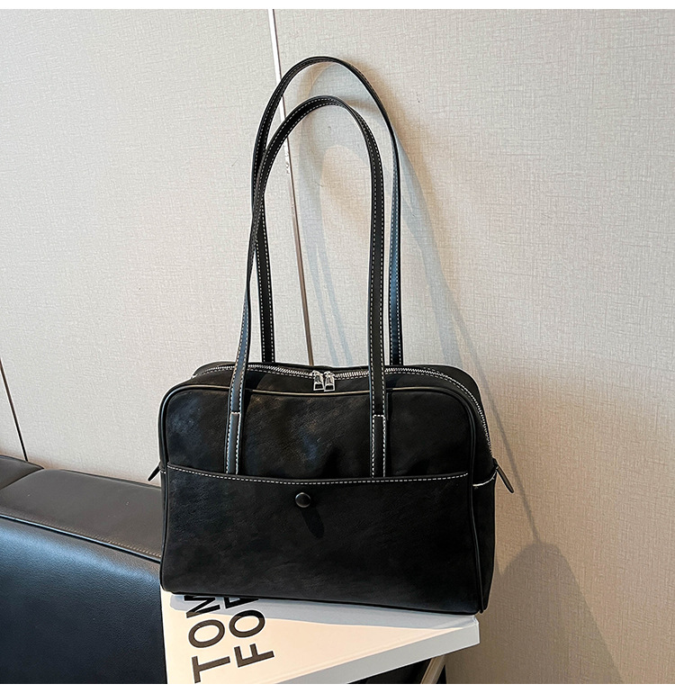 Bolso de mujer retro bolso de almohada de gran capacidad ventas calientes nueva textura de alta calidad simple bolso de hombro bolso casual