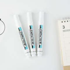 亞馬克大容量白色記號筆可加墨不易掉色 輪胎黑板塗鴉水性馬克筆