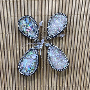 ��Ȼؐ���U�~ؐ����22x35mmˮ����ˮ���荹��ӿ۵���DIY�Ʒ���